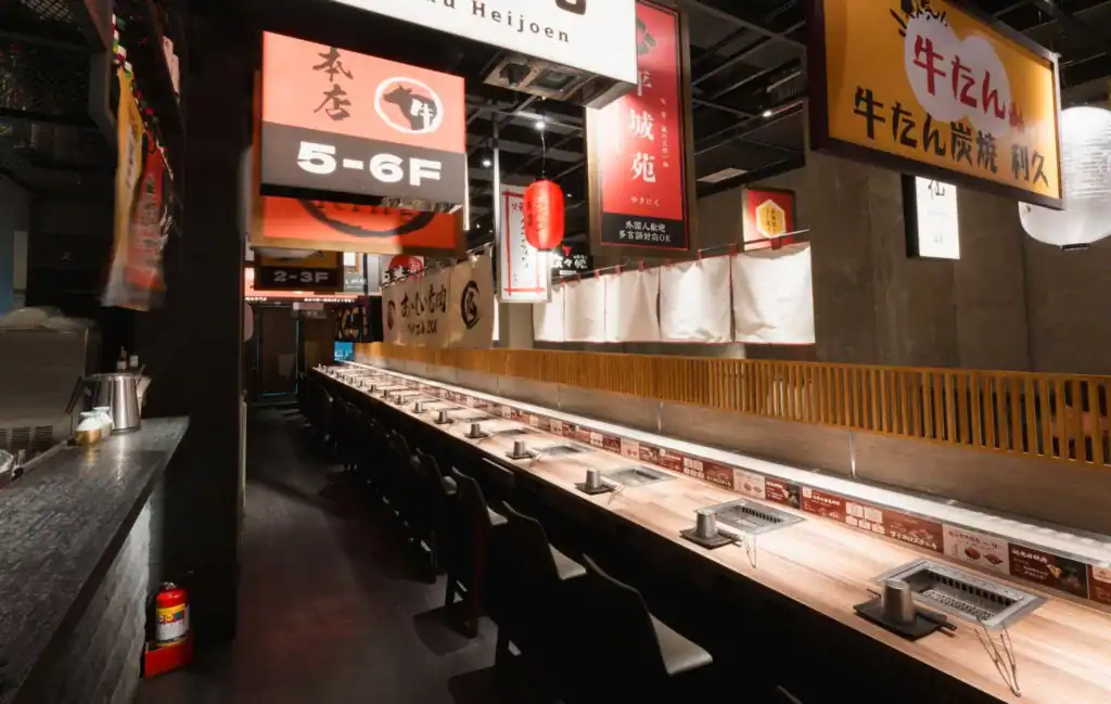 西屯晚餐-小札卡燒肉逢甲店 內部用餐環境一覽